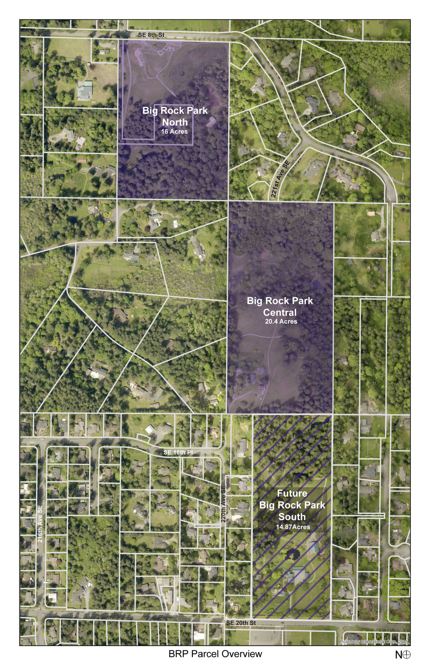 Big Rock Park Parcel Overview Map