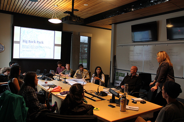 STEM Group Photo - in meeting about Big Rock Park North